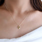 18K Gold Emerald with Diamond