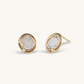 Celeste Diamond Slice Earrings