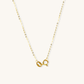18K Gold Drop Herkimer Necklace with Diamond