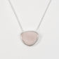 Natural Gemstone Kidney Shaped Necklace
