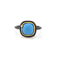 Handcrafted Gemstone Ring with Diamond
