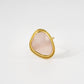 The Golden Kidney Ring with Diamond