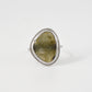 The Golden Kidney Ring with Diamond