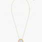 Lady Guadalupe MOP With Diamond Necklce