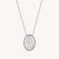 Lady Guadalupe MOP With Diamond Necklce