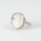 Virgin Mary Craved
Mother of Pearl Ring