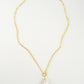 Gold Filled Freeform Baroque Pearl Necklace