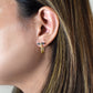 Tourmaline Orbit Hoop Earrings