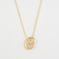 Infinite Loop Herkimer Necklace with Diamond