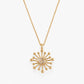 Herkimer Diamond Starburst Necklace with Diamond