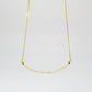 Opal Beaded Bar Necklace