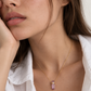 Tourmaline Point with Diamond Necklace