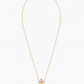 Tourmaline Point with Diamond Necklace