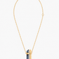 Double Bar Tourmaline Diamond Necklace