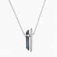 Double Bar Tourmaline Diamond Necklace