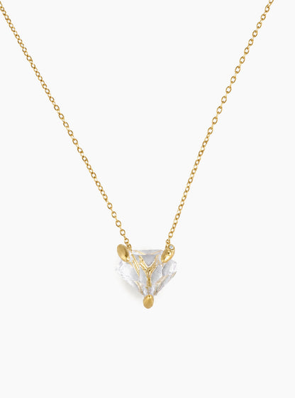 Raw Herkimer Diamond Necklace