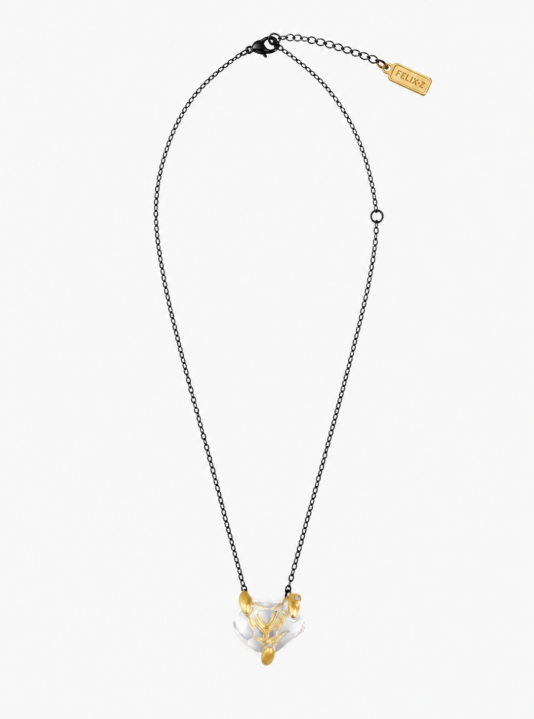 Raw Herkimer Diamond Necklace
