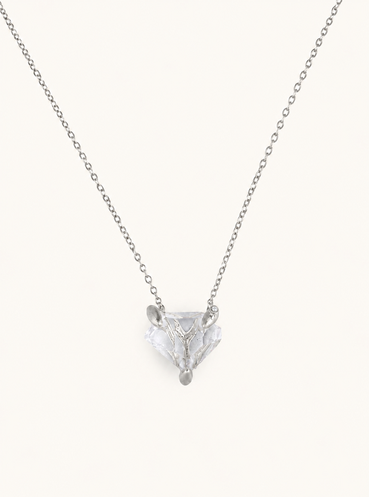 Raw Herkimer Diamond Necklace