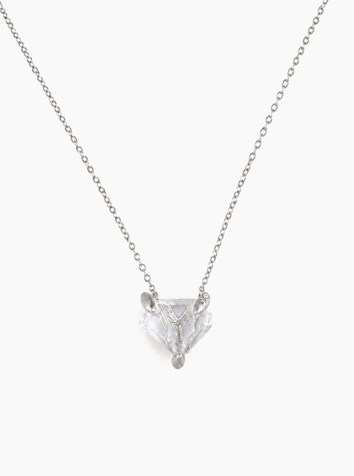 Raw Herkimer Diamond Necklace