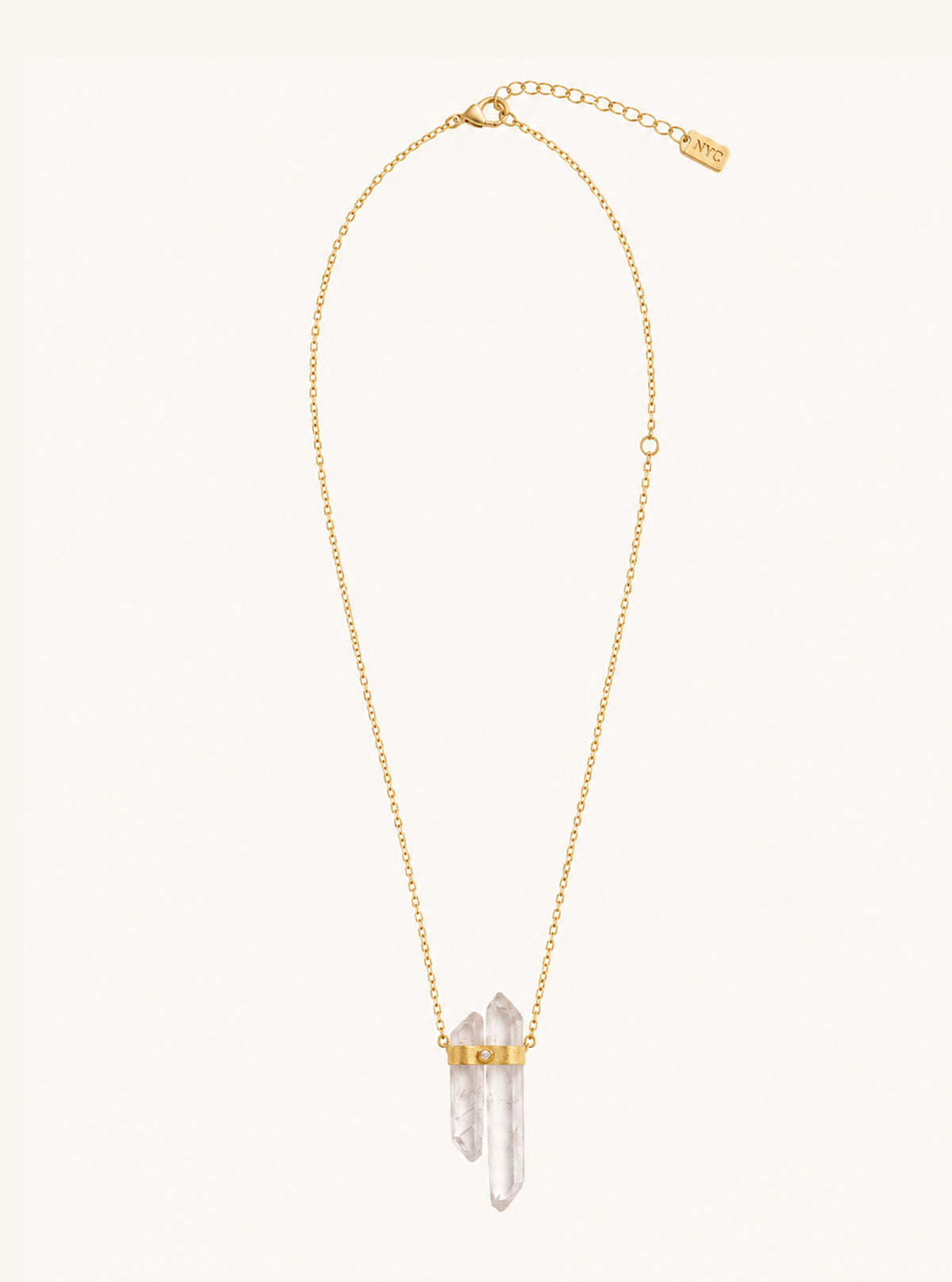 Double Himalayan Quartz Necklace
