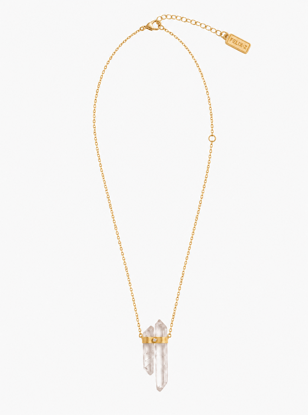 Double Himalayan Quartz Necklace