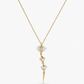 Triple Herkimer Diamond Necklace