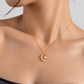 Moon Herkimer Diamond Necklace