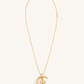 Moon Herkimer Diamond Necklace