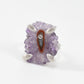 Amethyst Stalactite Flower Ring
