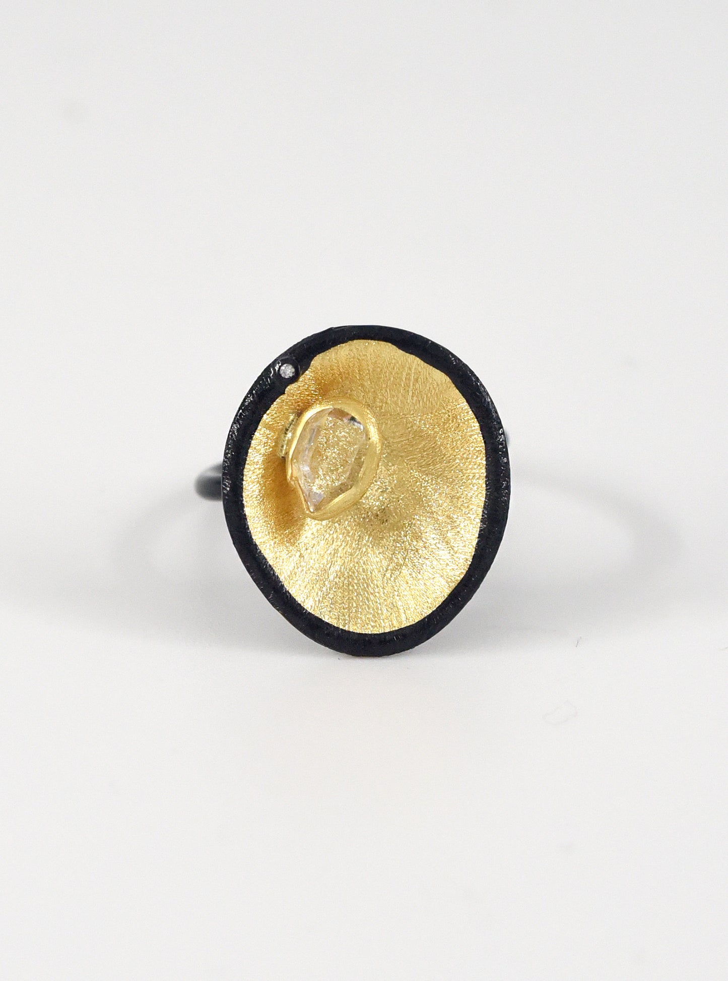 Herkimer Diamond Glamour Ring