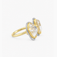 Twin Herkimer Diamond Ring