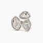 Double Herkimer Diamond Statement Ring