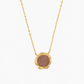 Scalloped Druzy Diamond Necklace