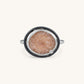 Oval Druzy Ring With Diamond