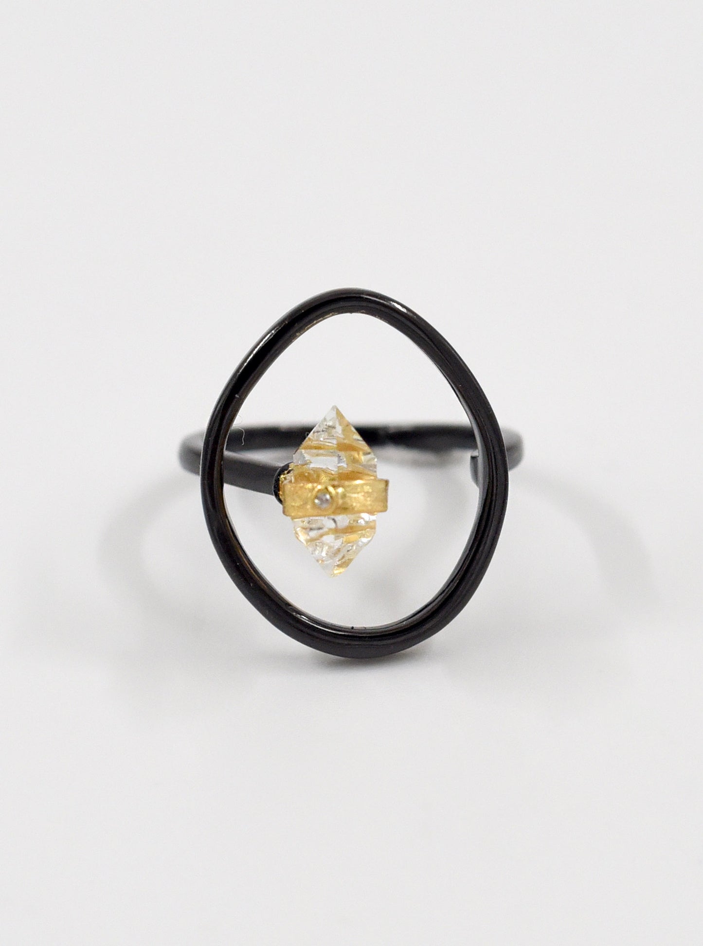 FlexiGlam Herkimer Diamond Ring