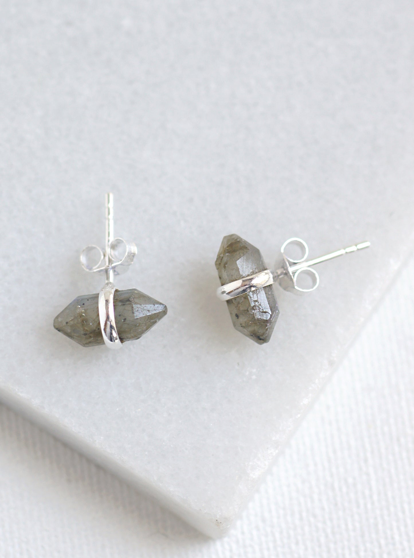 Mini Gemstone Stud Earrings