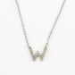 18k Gold Initial with Diamond Necklace