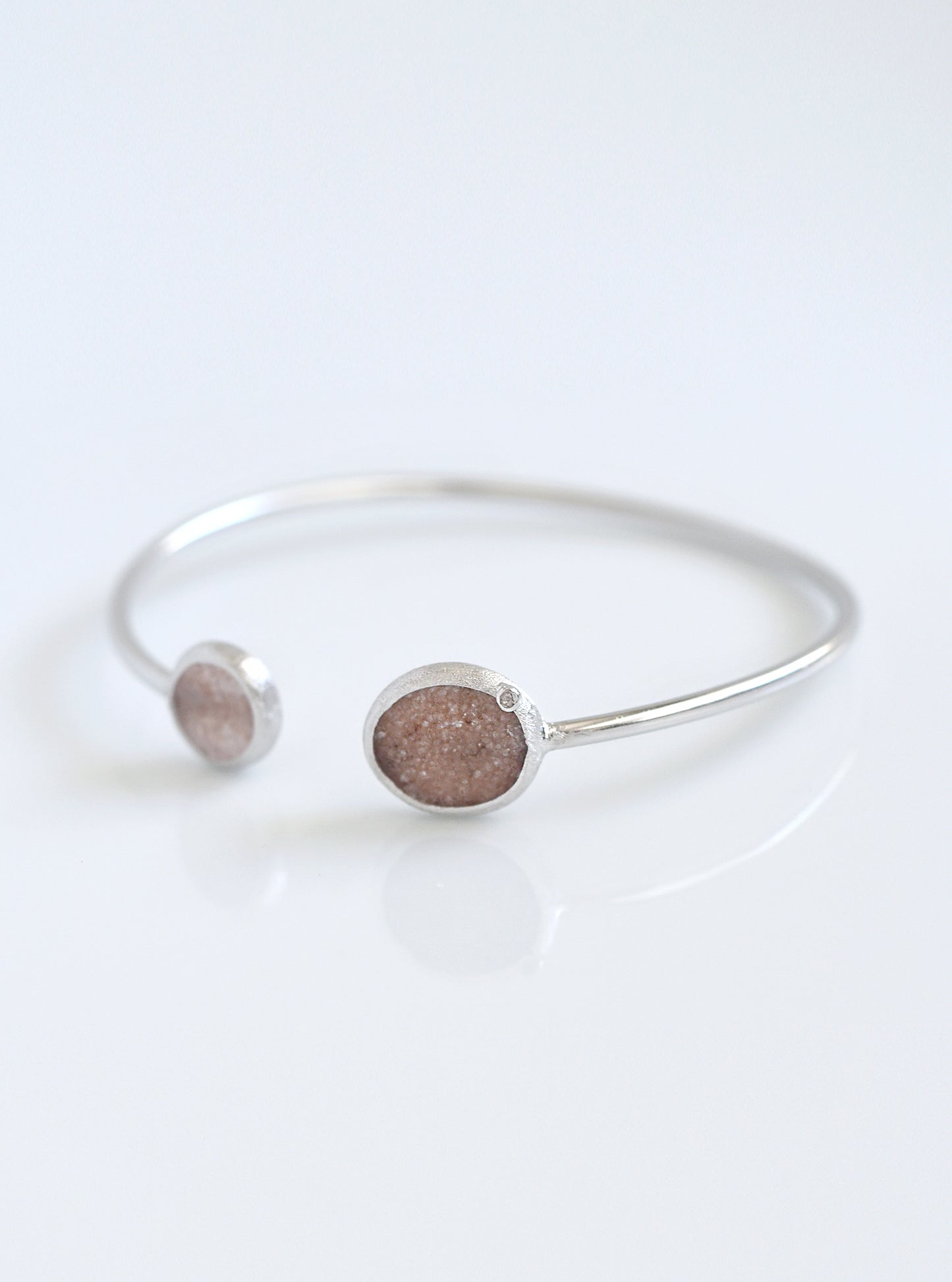 Shining Druzy Double Bangle