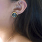 Pear Shape Gemstone with CZ Earring