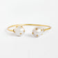 Hand Crafted Double Baroque Pearl Bangle