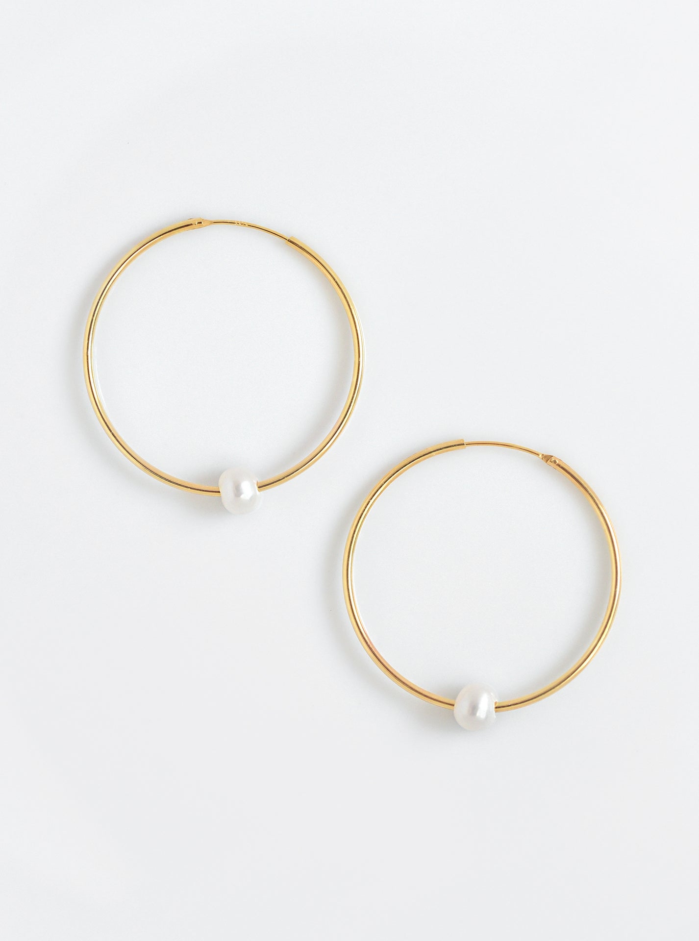 Big Hoop MOP Earrings – Felix Z Designs
