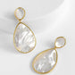 Double Teardrop Mop Earrings