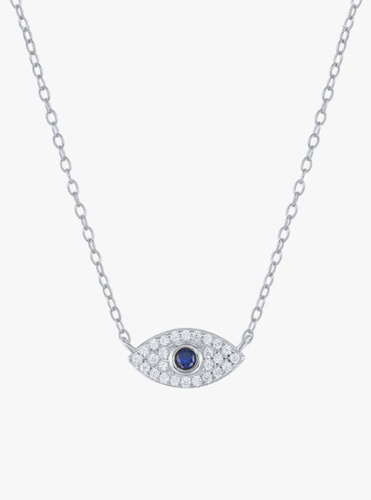 Evil Eye Cz Necklace
