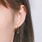 Simple Rectangle Stud Earrings