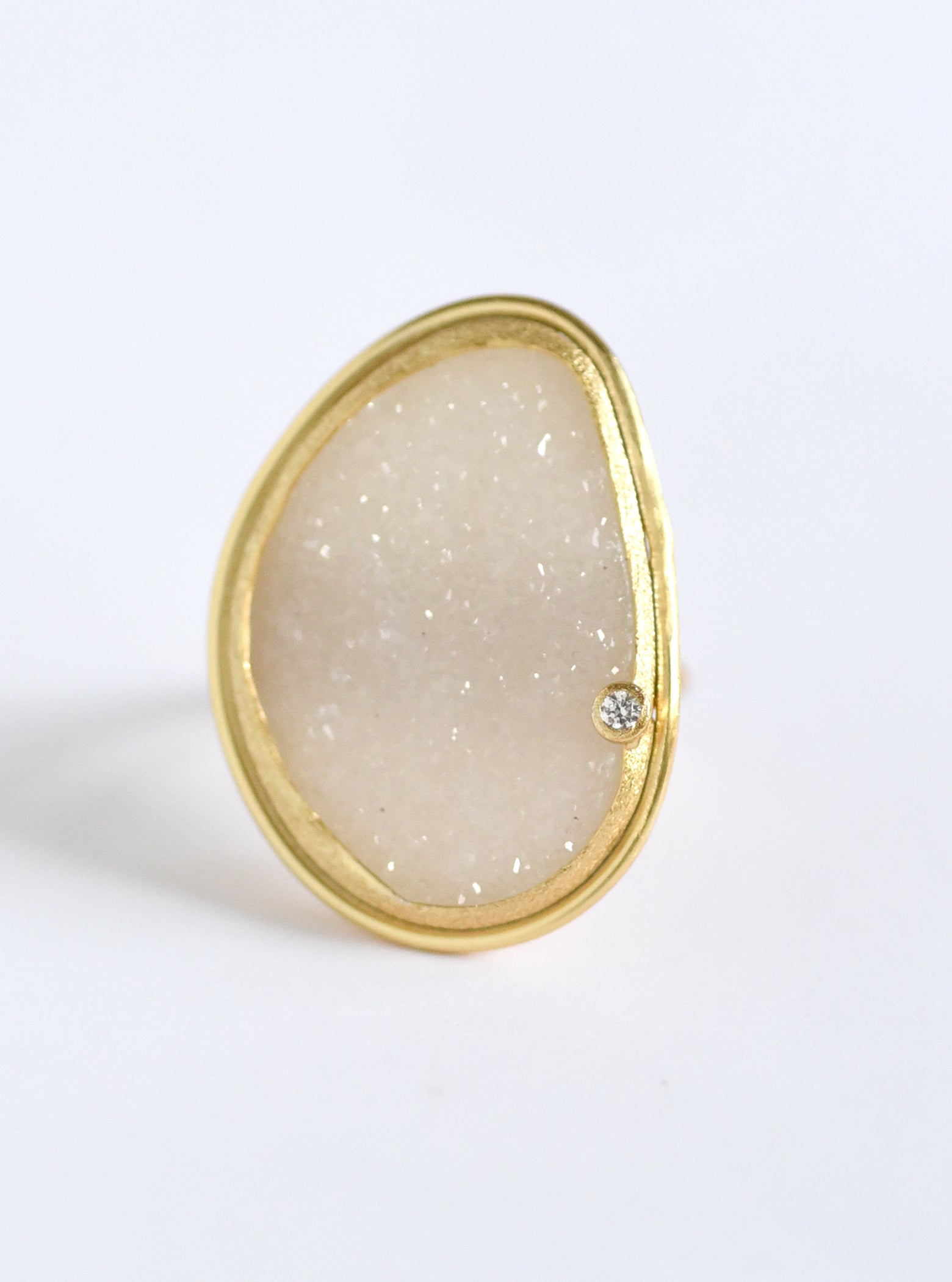 Large sale druzy ring