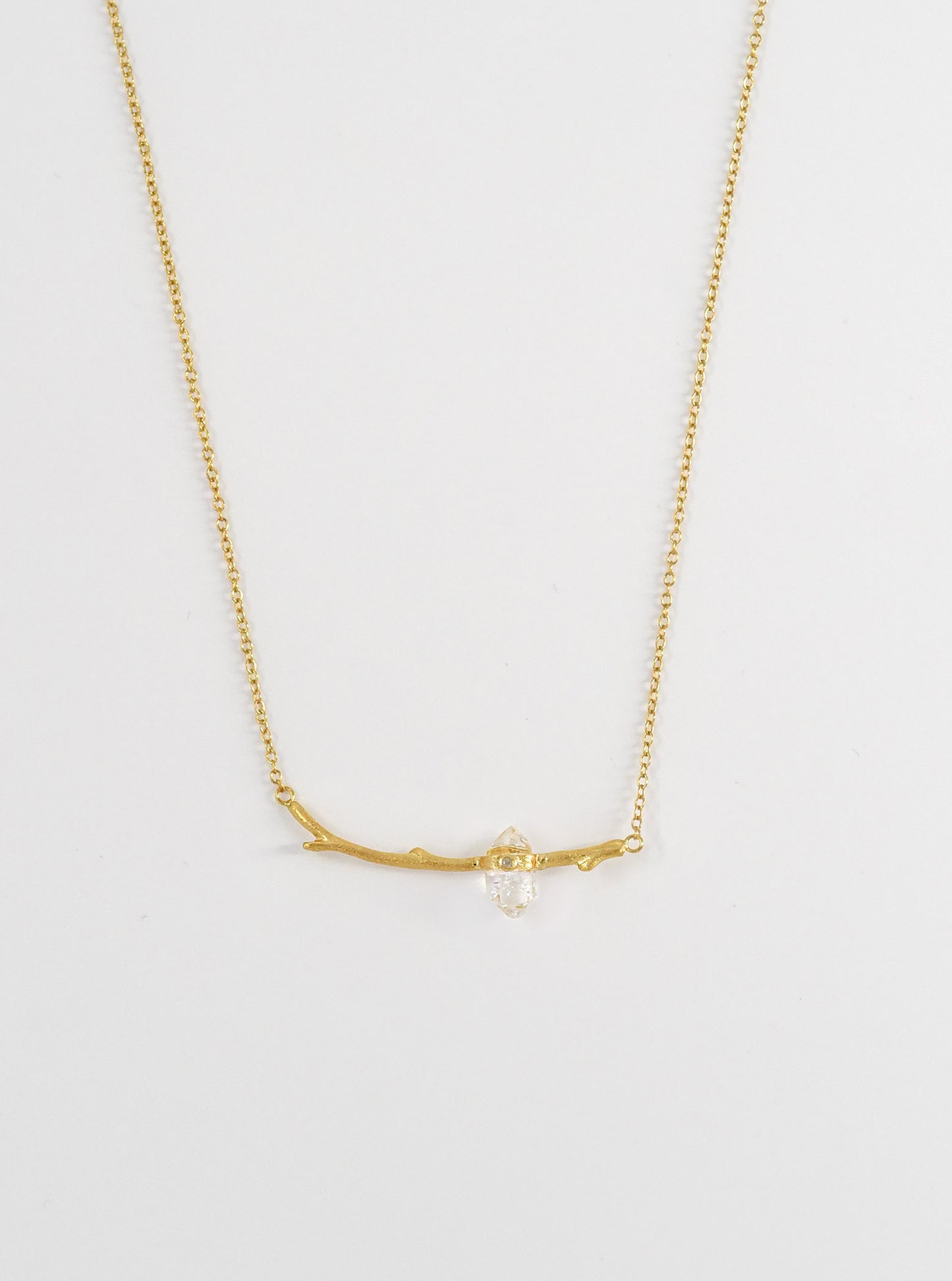 Branch Herkimer Diamond Necklace