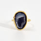 Geode with Diamond Ring