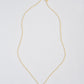 Shining Druzy Small Cushion Genuine Diamond Necklace