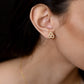 Honeycomb CZ Earrings